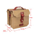 Tourbon wholesale water repellent canvas bicycle pannier bag